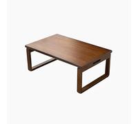 Moderna mesa de café plegable, mesa de té baja de madera japonesa, diseño rectangular, no requiere instalación, para sala de estar, comedor, decoración del hogar