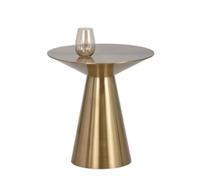 Moderna mesa de centro pequeña de acero inoxidable cepillado de titanio en acabado oro rosa, muebles de lujo personalizados para sala de estar, sofá de departamento pequeño mesa esquinera
