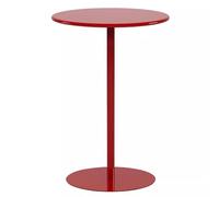 Moderna mesa de centro redonda, versátil para sala de estar, cocina y comedor, elegante mesa de bar, mostrador de pub, tamaño compacto de 48 x 72 cm para espacios pequeños