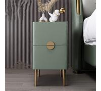 Moderna mesita de noche de lujo con 2 cajones, marco de madera maciza, diseño pequeño de pizarra, muy estrecho, 25/30 cm, para decoración de dormitorio