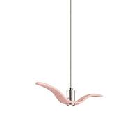 Moderna resina Color Gaviota Capilla de metal suspendida Lámpara de metal Luz de la lámpara Costilla LED LECHE LAMBILIZACIÓN Kit de luminaria Ajustable Restaurante Exposición de la exhibición Lighting