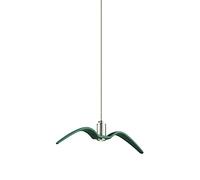 Moderna resina Color Gaviota Capilla de metal suspendida Lámpara de metal Luz de la lámpara Costilla LED LECHE LAMBILIZACIÓN Kit de luminaria Ajustable Restaurante Exposición de la exhibición