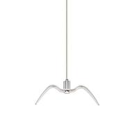 Moderna resina Color Gaviota Capilla de metal suspendida Lámpara de metal Luz de la lámpara Costilla LED LECHE LAMBILIZACIÓN Kit de luminaria Ajustable Restaurante Exposición de la exhibición