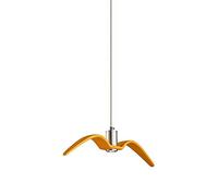 Moderna resina Color Gaviota Capilla de metal suspendida Lámpara de metal Luz de la lámpara Costilla LED LECHE LAMBILIZACIÓN Kit de luminaria Ajustable Restaurante Exposición de la exhibición