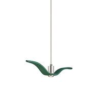 Moderna resina Color Gaviota Capilla de metal suspendida Lámpara de metal Luz de la lámpara Costilla LED LECHE LAMBILIZACIÓN Kit de luminaria Ajustable Restaurante Exposición de la exhibición