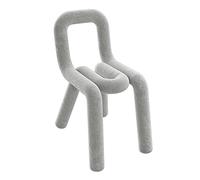Moderna silla de comedor tapizada geométrica, elegante taburete de tocador para dormitorio, silla decorativa de terciopelo con respaldo, muebles contemporáneos para sala de estar