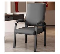 Moderna silla decorativa tapizada, sofá individual con metal e para oficina y hogar, elegante sillón gris para sala de espera y sala de estar