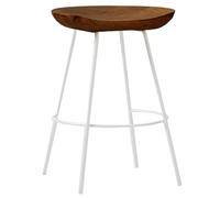 Moderna Taburete De Bar para Cocina, Exterior Industrial Sillas Altas para Barra Taburete Cocina Alto para Comedor, Sala De Estar, Cafetería, Terraza, Jardin(Brown,55cm)