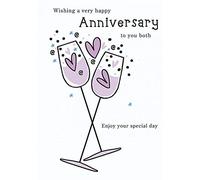 Moderna tarjeta de Annivesary Your Annivesary - 7 x 5 pulgadas - Piccadilly Greetings