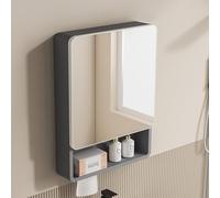 Moderna tira de luz LED para baño, botiquín con agujero de dibujo de papel y almacenamiento oculto, impermeable y a prueba de humedad, gabinete de espejo para baño
