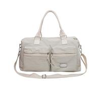 Modernas bolsas de viaje con generosos compartimentos de almacenamiento, de nailon, resistentes al desgarro, bolsas de hombro para entusiastas del gimnasio, resistentes al agua, de nailon deportivo