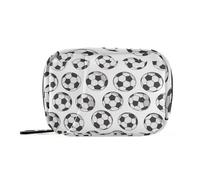 Modernas bolsas deportivas para medicamentos de fútbol con compartimentos desmontables, organizador con cremallera, bolsa de medicamentos