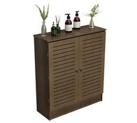 Modernas cubiertas de radiador con diseño de listones para una mejor distribución del calor, elegante gabinete de MDF con puertas para el hogar, pasillo y sala de estar