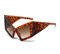 Modernas gafas de sol de baile hiphop para fiestas en la playa y festivales de música con protección UV400 y diseño de marco irregular, gafas de sol de moda