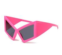 Modernas gafas de sol de baile hiphop para fiestas en la playa y festivales de música con protección UV400 y diseño de marco irregular, gafas de sol de moda