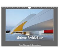 Moderne Architektur - Oscar Niemeyer Kulturzentrum (Wandkalender 2026 DIN A4 quer), CALVENDO Monatskalender: Moderne Architektur - Oscar Niemeyer