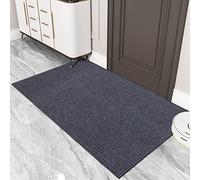Moderne welkomstdeurmat Met Antislip achterkant, grijze vloermatten voor thuis en buiten voor voordeur/ingang/HAL, modder buiten houden (maat: 40x120cm(1,3x3,94 ft))