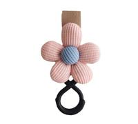 Moderno accesorio floral giratorio y gancho para cochecito, ganchos funcionales en forma de flor para cochecito