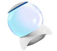 Moderno acuario de medusas con luces que cambian de color, diseño de esfera redonda transparente, bombeo para el hogar y la oficina, acuario de luz LED