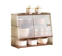 Moderno armario de almacenamiento de cocina con puertas correderas, organizador que ahorra espacio para el hogar y la oficina, solución de almacenamiento multifuncional, 51 x 20 x 50 cm