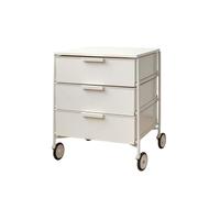 Moderno armario de almacenamiento, mesita de noche multicapa, mesa de noche móvil para sala de estar y dormitorio, diseño simple para una fácil organización