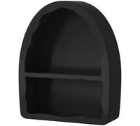Moderno armario de pared cuadrado, pintura granular única, elegante estantería abierta para cocina, baño y sala de estar, almacenamiento de perfume perfecto para decoración de dormitorio y escritorio