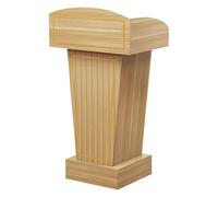 Moderno atril de madera para púlpito de iglesia portátil para profesores, conferencias y oficinas, base ancha resistente para una mayor estabilidad, ideal para conferencias y recepciones