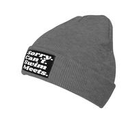 Moderno Beanie Gorro de Punto Lo Siento, no Puedo Nadar. Gorro de Punto Unisex Sombreros de Invierno para Running Adulto Esquí