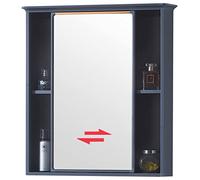 Moderno botiquín con espejo doble y taquilla para almacenamiento de baño