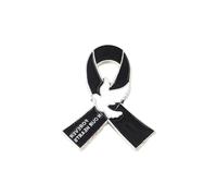 Moderno broche de cinta de palomas, ligero diseño 3 g broche de donación para fines sociales y accesorios de moda, imperdible de regalo para el reconocimiento del trabajo voluntario, Einheitsgröße