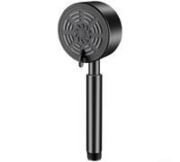 Moderno cabezal de ducha de acero inoxidable 304 de alto flujo con tres ajustes ajustables, mezcla de pulso de lluvia para tuberías estándar que proporcionan cobertura completa del cuerpo, negro (C)