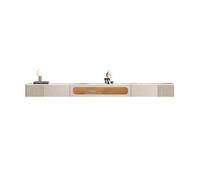 Moderno centro de entretenimiento flotante, Modern Luxury Floating TV Stand with Led Light, Wall Mounted TV Cabinet for Under TVs, Floating Media Console with Glass door and Storage Drawer Mueble de T