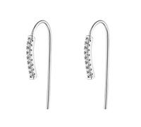 Moderno clip minimalista para la oreja con diamantes radiantes que brillan diseños para mujeres de moda que buscan estilos únicos, accesorios de estilos geométricos, accesorios para las orejas, talla