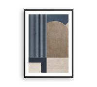 Moderno Cuadros Decorativo 50x70cm Poster da Parete Minimalismo Abstracción Pedazo Cuadros Pared Imágenes Póster Marco Negro Decoracion Salon Dormitorio Cocina Wall Art Prints Decor - P2BPA50x70-5987