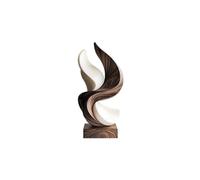 Moderno Decoración del hogar, ilustraciones de mesa, adornos escultura madera creativos abstractos Escultura