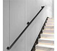 Moderno diseño de tubo cuadrado, barandilla de hierro forjado para uso en interiores y exteriores, 5,1 m de longitud, ideal para barras y techos.