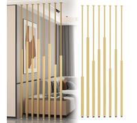 Moderno divisor de habitación de suelo a techo, postes de pared columnares para separación de oficina y hogar, decoración elegante