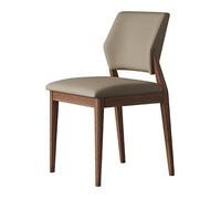 Moderno escritorio de oficina de madera maciza para comedor, escritorio de lectura ergonómico para estudiantes con respaldo para sala de estar, balcón y dormitorio (marrón)