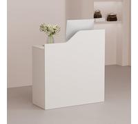 Moderno escritorio de recepción con cajón, mesa frontal grande para pagar, ideal para oficina, vestíbulo, salón de belleza, tienda, clínica y bar