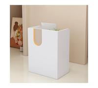 Moderno escritorio de recepción con luces LED, mostrador rústico para venta al por menor, gran capacidad de almacenamiento, elegante mesa recepcionista frontal (100 cm)