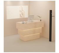 Moderno escritorio de recepción para vestíbulo de oficina y atrio - Elegante mesa de recepción de banco móvil Bancone da Ufficio (150 x 90 cm) - Perfecto para espacios comerciales.
