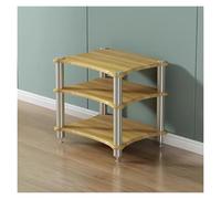 Moderno estante de 3 niveles, torre pesada Du Ste para niños, ideal para sala de estar y cine en casa, Slish AV Equint Sto Solut, maximiza el espacio de entretenimiento