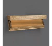 Moderno estante flotante oculto con compartimento secreto, 1 estante, ideal para sala de estar, dormitorio u oficina, elegante solución de almacenamiento para nización del hogar