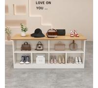 Moderno expositor para ropa y zapatos, estantes de almacenamiento de boutique, diseño retro de taquilla, ideal para bolsos, accesorios y escaparates de tiendas