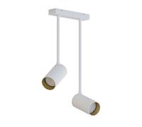 Moderno Foco de Techo Oro Blanco H: 41cm 2x GU10 Deckenleuchte Salón Colene