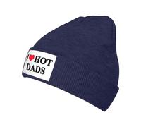 Moderno Gorro Beanie Gracioso Me encantan los papás guapos Me encantan los papás guapos Skull Cap Hipster Gorros Beanie Sombrero para Running Deporte Ciclismo