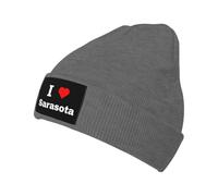 Moderno Gorro Beanie, Me Encanta Sarasota, Clásico Sombrero Tablista, Skull Cap para Esquí, Running, Ciclismo