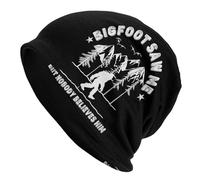 Moderno Gorro De Esquí Bigfoot Me VIO Pero Nadie Le Cree2 Gorro De Invierno Regalos Originales Gorros De Punto para Acampar, Deporte, Correr