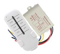 Moderno Interruptor de Control Inalámbrico para Fácil Instalación 1/2/3/4 Vías ON/OFF AC180-240V 1000W, Código Especial para Uso de Múltiples Conjuntos, Antidisturbios, Control Remoto para
