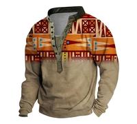 Moderno jersey para hombre impreso en 3D sin tejido francés suave con patrones intrincados, ideal para looks casuales, calidad de fácil cuidado, transpirable, estable, versátil, combinable para